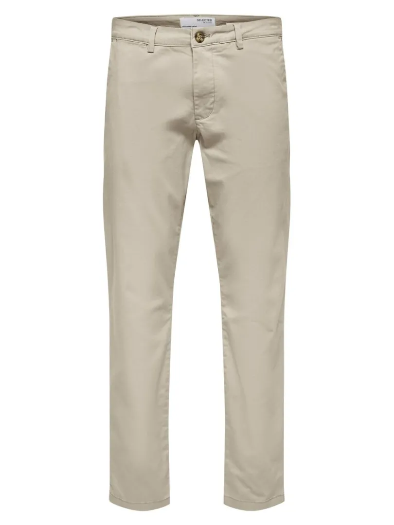 slim_fit_flex_chinos_4-8.webp Bukser>SELECTED 175 SLIM FIT FLEX CHINOS Beige