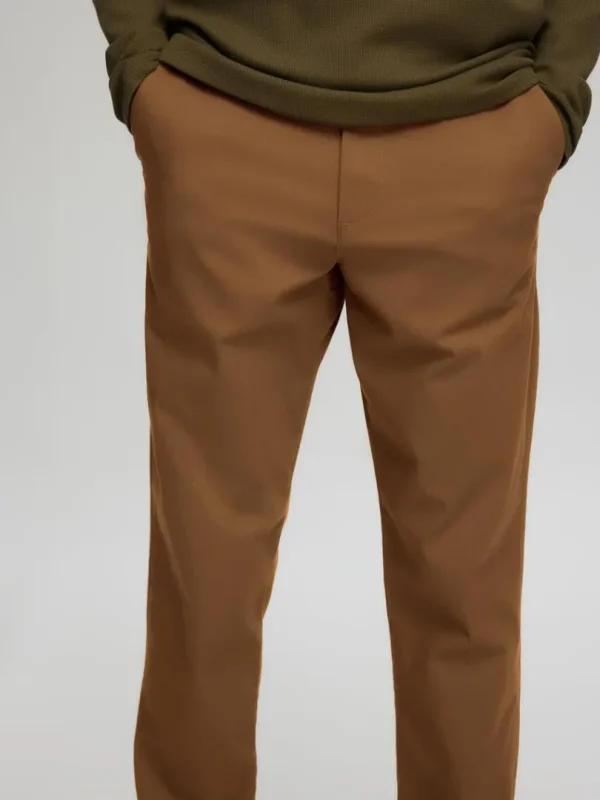 Bukser>SELECTED 175 SLIM FIT FLEX CHINOS Brown