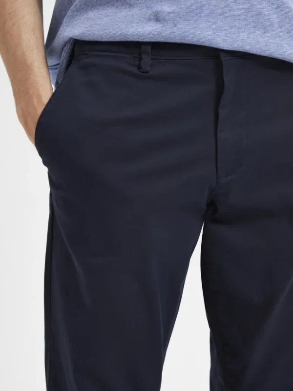 Bukser>SELECTED 175 SLIM FIT FLEX CHINOS Blue