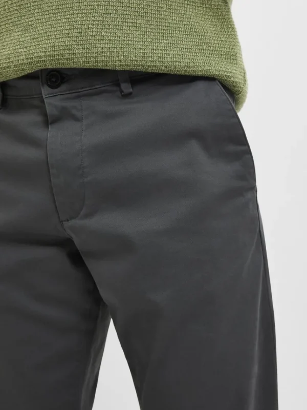 Bukser>SELECTED 175 SLIM FIT FLEX CHINOS Grey