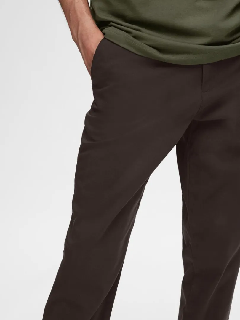 slim_fit_flex_chinos_5.webp Bukser>SELECTED 175 SLIM FIT FLEX CHINOS Brown