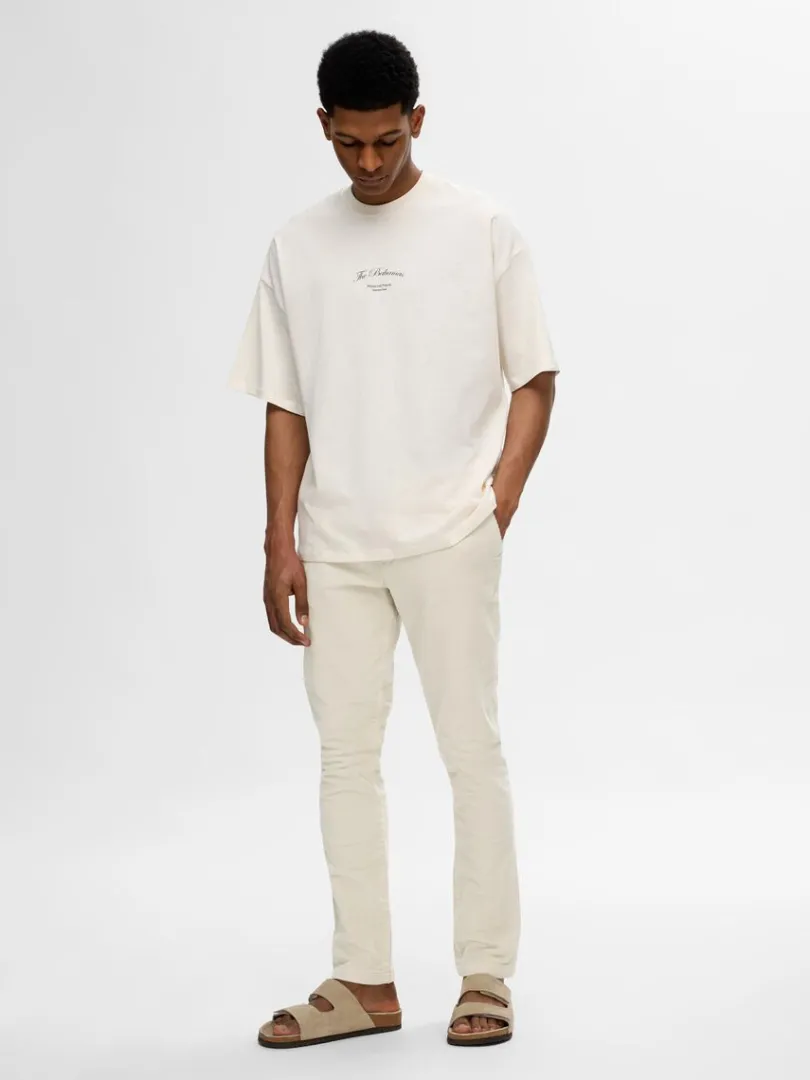 slim_fit_fljlsbukser_2.webp Bukser>SELECTED 175 SLIM FIT FLØJLSBUKSER Beige