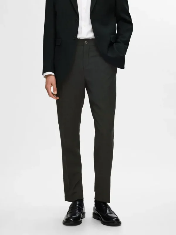 Bukser | Jakkesæt & Blazers>SELECTED SLIM FIT HABITBUKSER Green