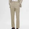 Bukser | Jakkesæt & Blazers>SELECTED SLIM FIT HABITBUKSER Beige