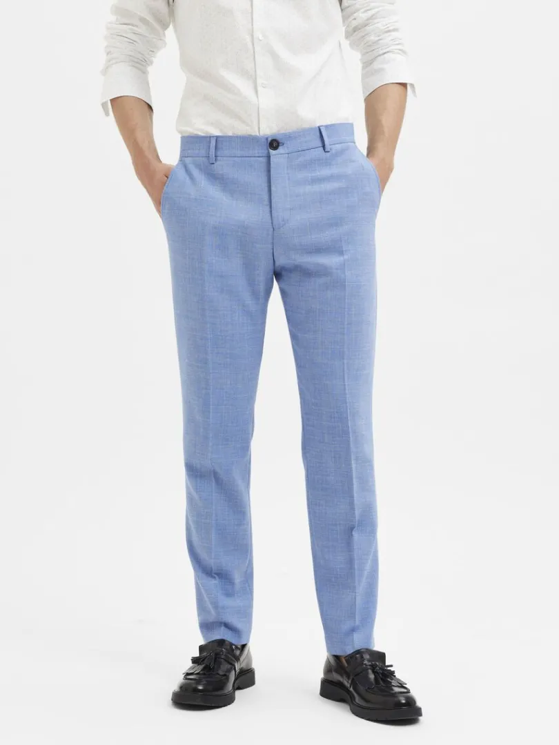 slim_fit_habitbukser_0-15.webp Bukser | Jakkesæt & Blazers>SELECTED SLIM FIT HABITBUKSER Blue