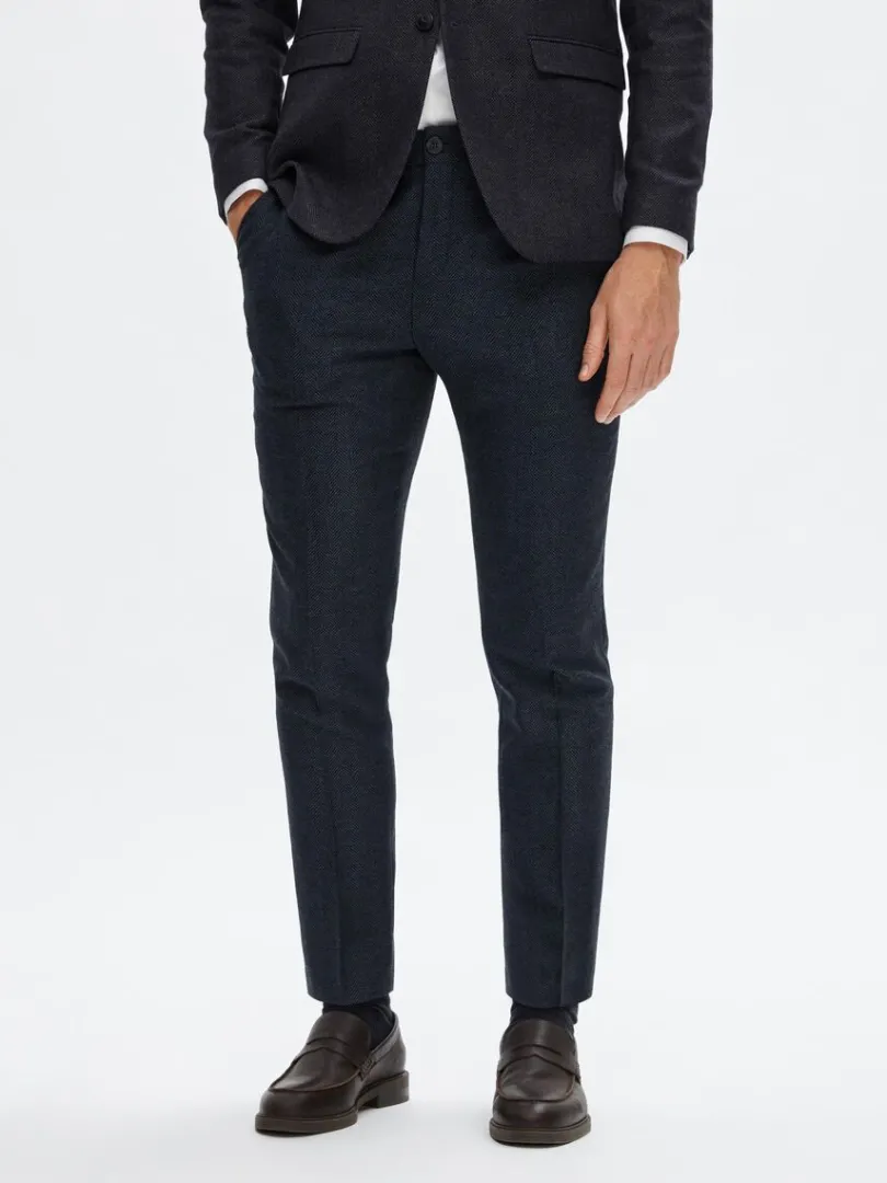 slim_fit_habitbukser_0-17.webp Bukser | Jakkesæt & Blazers>SELECTED SLIM FIT HABITBUKSER Blue