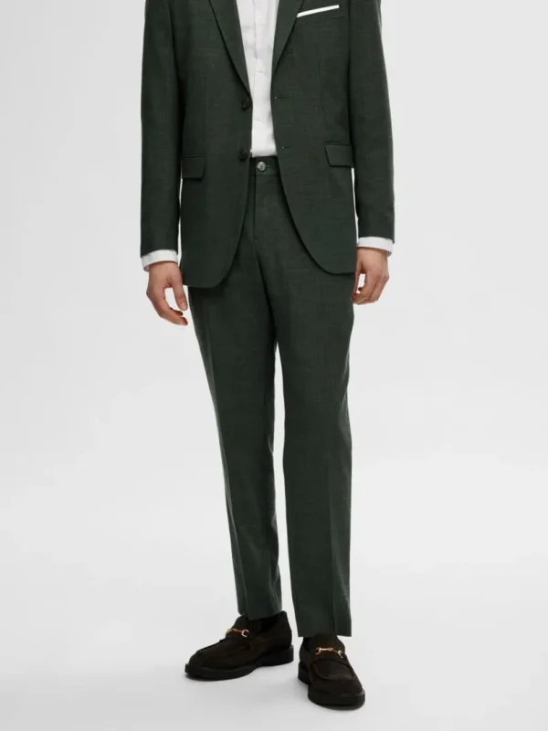 Bukser | Jakkesæt & Blazers>SELECTED SLIM FIT HABITBUKSER Green