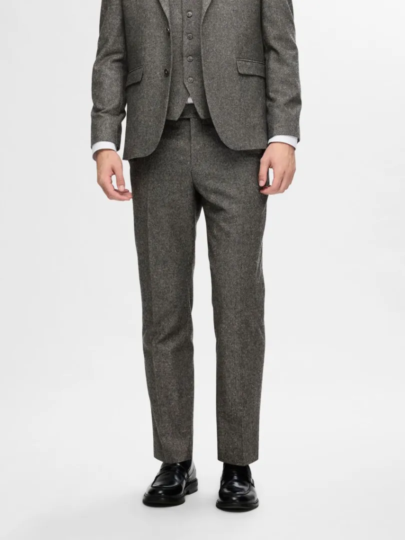 slim_fit_habitbukser_0-5.webp Bukser | Jakkesæt & Blazers>SELECTED SLIM FIT HABITBUKSER Grey