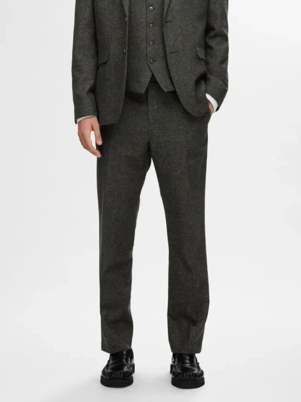 Bukser | Jakkesæt & Blazers>SELECTED SLIM FIT HABITBUKSER Green