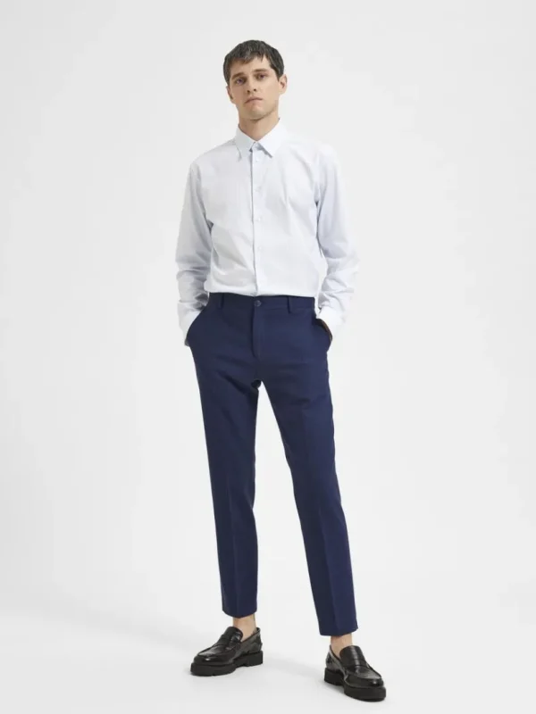 Bukser | Jakkesæt & Blazers>SELECTED SLIM FIT HABITBUKSER Blue