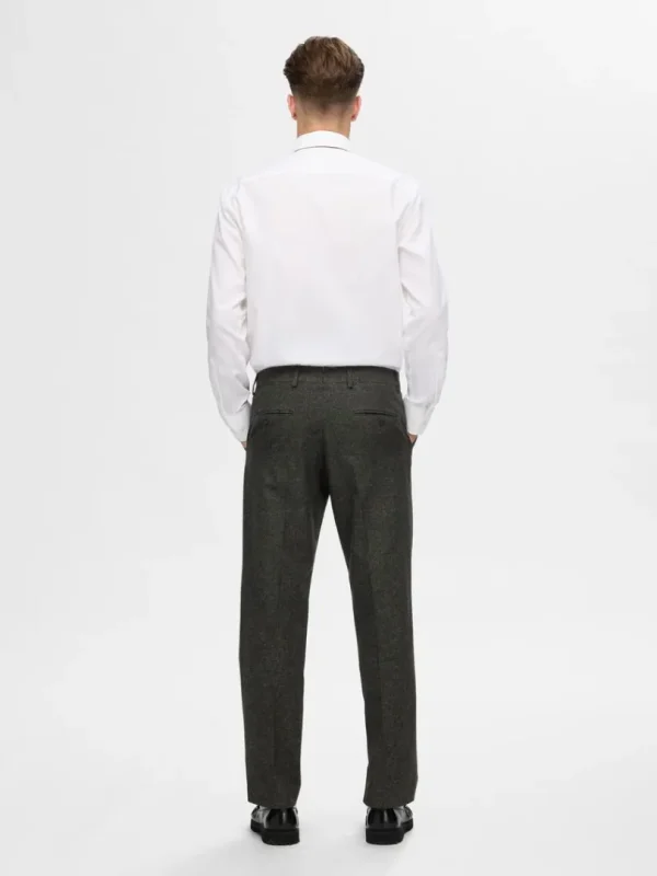 Bukser | Jakkesæt & Blazers>SELECTED SLIM FIT HABITBUKSER Green