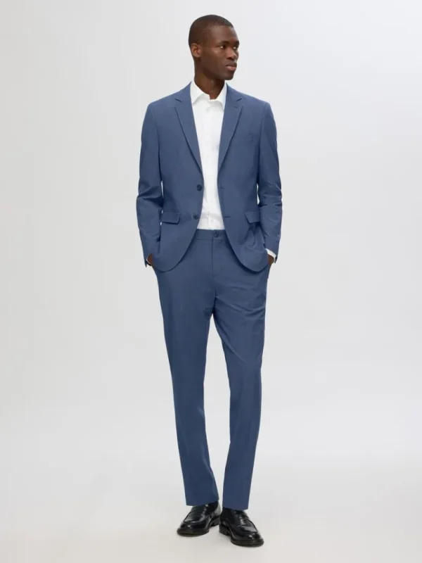 Bukser | Jakkesæt & Blazers>SELECTED SLIM FIT HABITBUKSER Blue