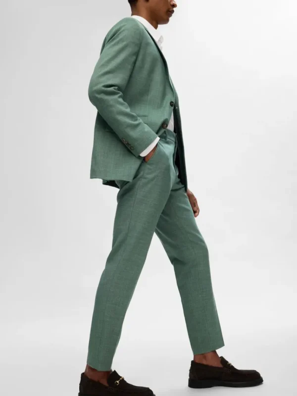 Bukser | Jakkesæt & Blazers>SELECTED SLIM FIT HABITBUKSER Green