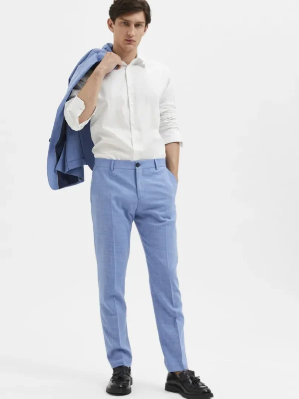Bukser | Jakkesæt & Blazers>SELECTED SLIM FIT HABITBUKSER Blue