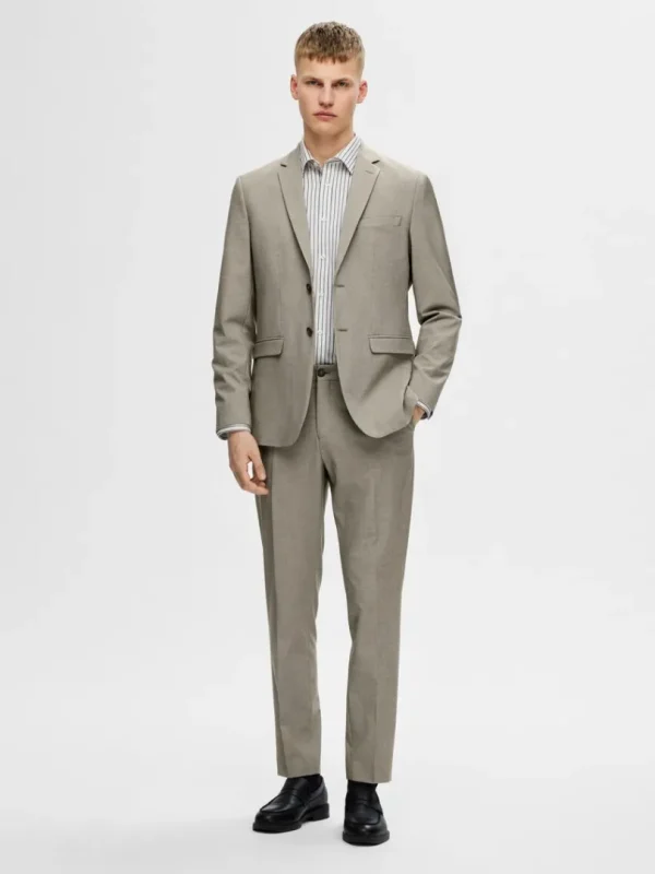 Bukser>SELECTED SLIM FIT HABITBUKSER Brown