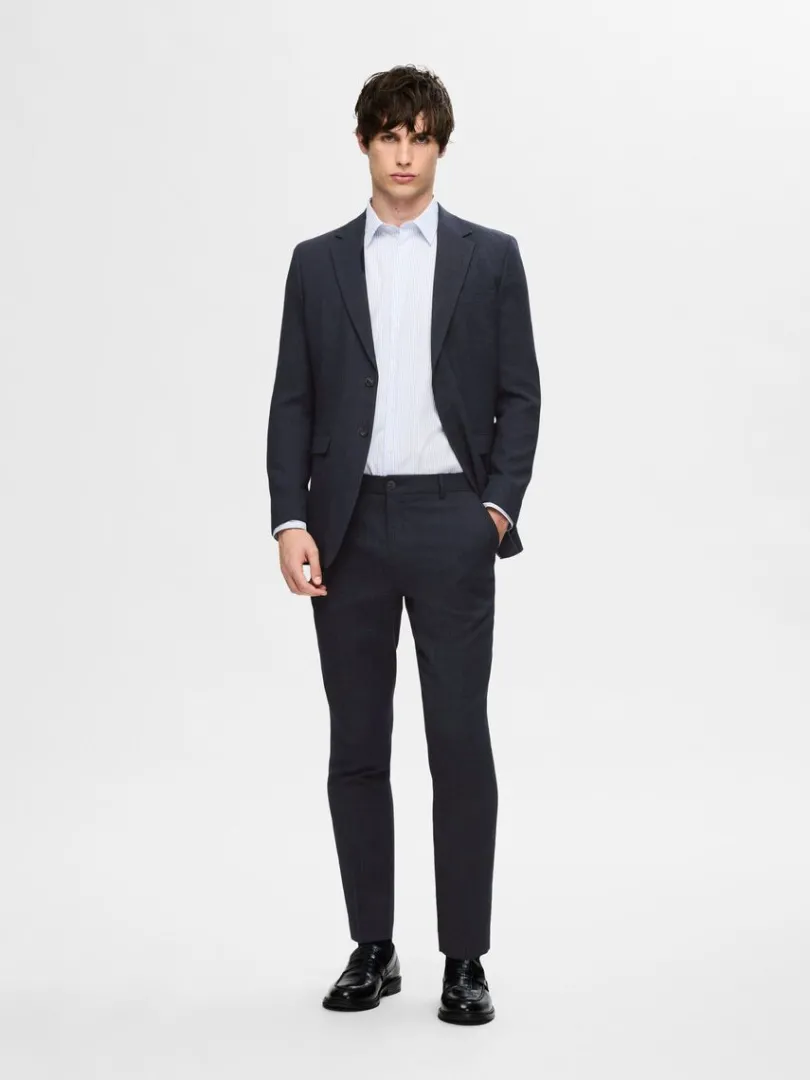 slim_fit_habitbukser_2-8.webp Bukser | Jakkesæt & Blazers>SELECTED SLIM FIT HABITBUKSER Blue