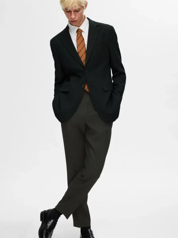 Bukser | Jakkesæt & Blazers>SELECTED SLIM FIT HABITBUKSER Green