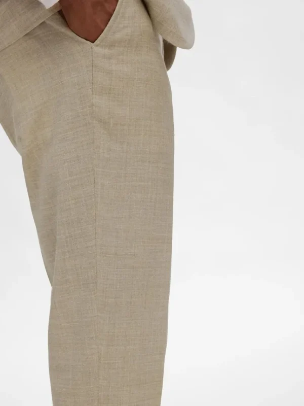Bukser | Jakkesæt & Blazers>SELECTED SLIM FIT HABITBUKSER Beige