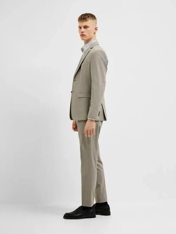 Bukser>SELECTED SLIM FIT HABITBUKSER Brown