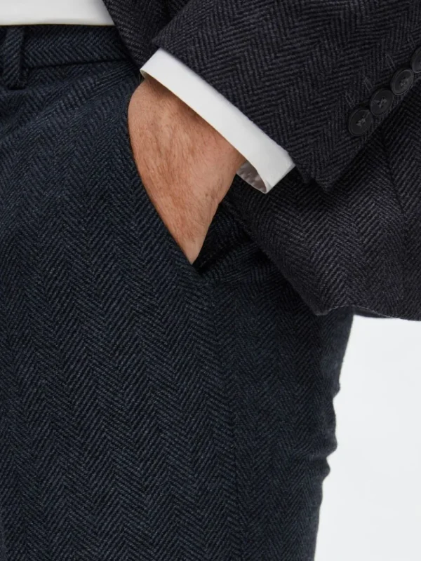 Bukser | Jakkesæt & Blazers>SELECTED SLIM FIT HABITBUKSER Blue