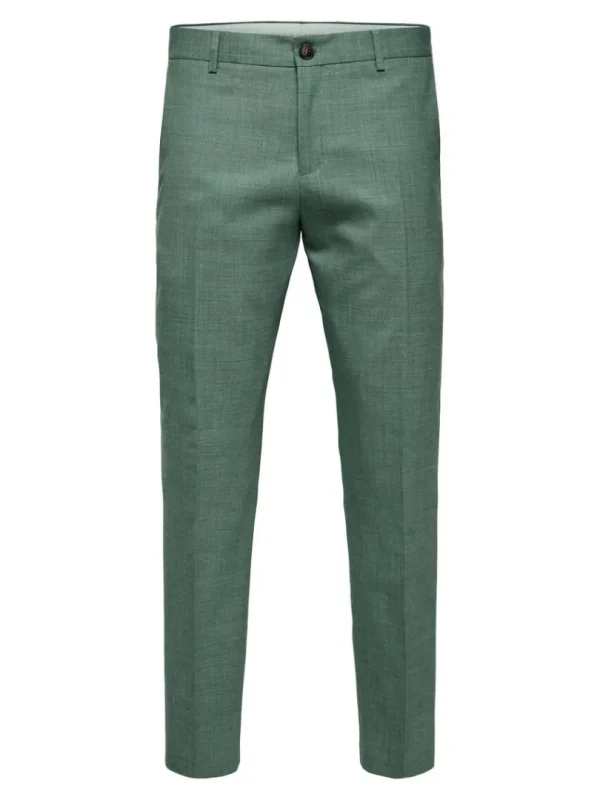 Bukser | Jakkesæt & Blazers>SELECTED SLIM FIT HABITBUKSER Green
