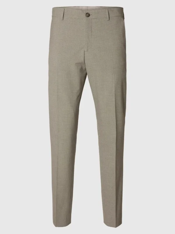 Bukser>SELECTED SLIM FIT HABITBUKSER Brown