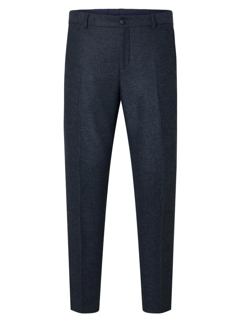 slim_fit_habitbukser_4-15.webp Bukser | Jakkesæt & Blazers>SELECTED SLIM FIT HABITBUKSER Blue