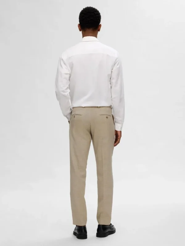 Bukser | Jakkesæt & Blazers>SELECTED SLIM FIT HABITBUKSER Beige