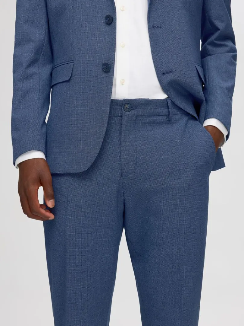 slim_fit_habitbukser_5-11.webp Bukser | Jakkesæt & Blazers>SELECTED SLIM FIT HABITBUKSER Blue