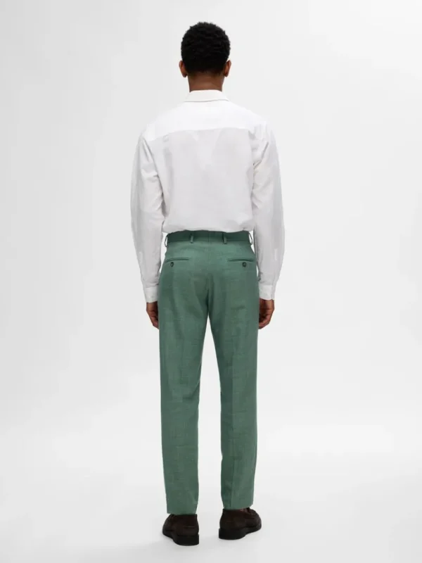 Bukser | Jakkesæt & Blazers>SELECTED SLIM FIT HABITBUKSER Green