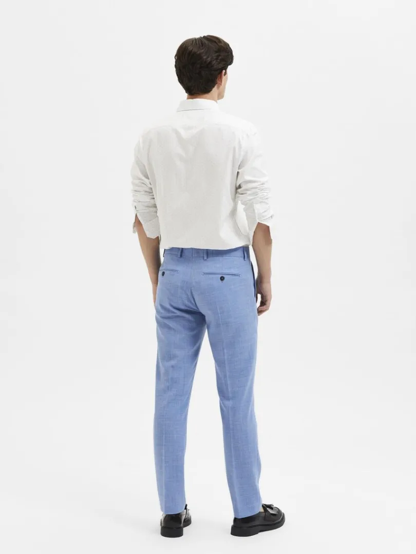 slim_fit_habitbukser_5-13.webp Bukser | Jakkesæt & Blazers>SELECTED SLIM FIT HABITBUKSER Blue