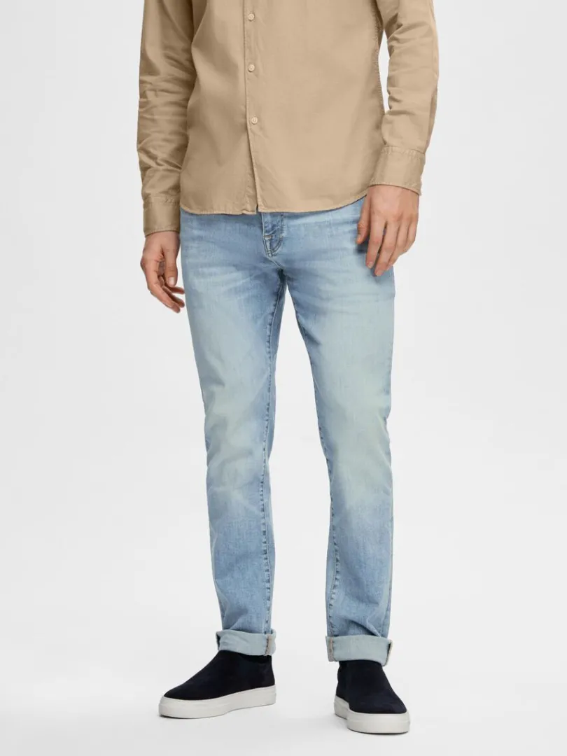 slim_fit_lys_vask_jeans_0.webp Jeans>SELECTED 175 SLIM FIT LYS VASK JEANS Blue