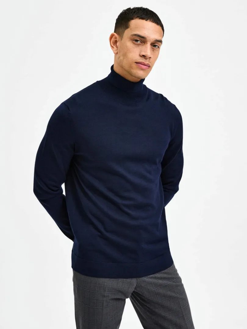 slim_fit_rullekrave_0.webp Strik>SELECTED SLIM FIT RULLEKRAVE Blue