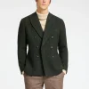 Jakkesæt & Blazers>SELECTED SLIM FIT SILDEBEN DOBBELTRADET BLAZER Green