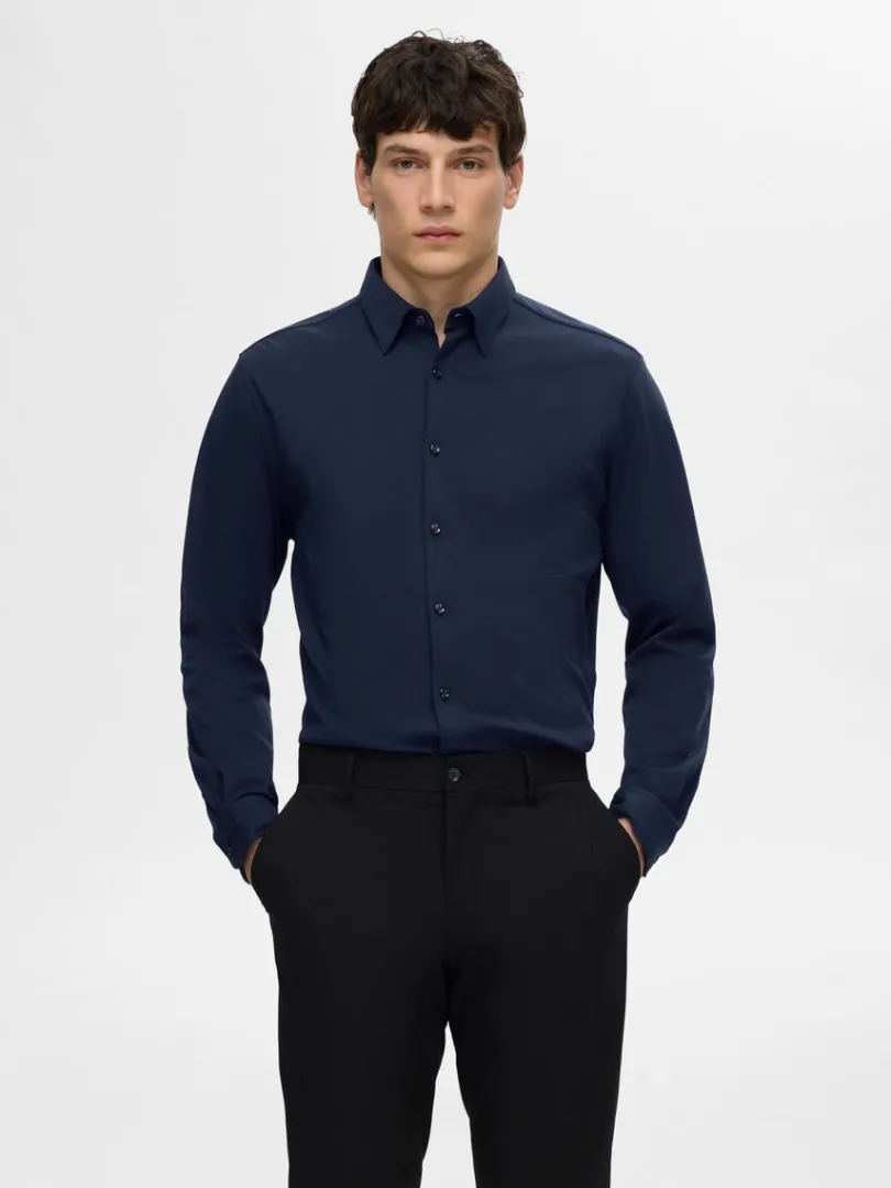 slim_fit_skjorte_0-11.webp Skjorter>SELECTED SLIM FIT SKJORTE Blue