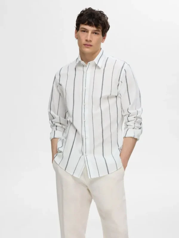 Skjorter>SELECTED SLIM FIT SKJORTE White