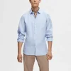 Skjorter>SELECTED SLIM FIT SKJORTE Blue