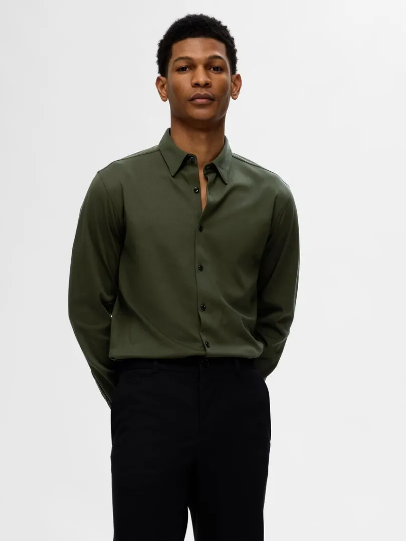 slim_fit_skjorte_0-22.webp Skjorter>SELECTED SLIM FIT SKJORTE Green