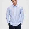 Skjorter>SELECTED SLIM FIT SKJORTE Blue