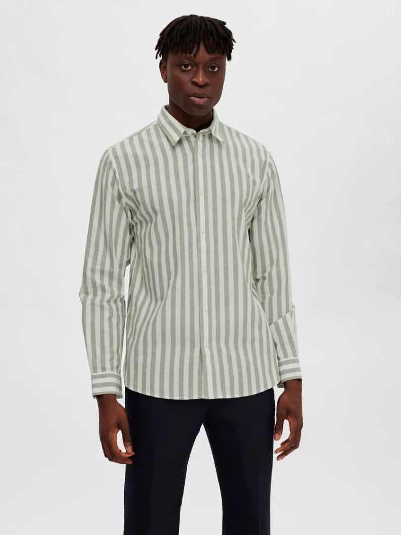 slim_fit_skjorte_0-25.webp Skjorter>SELECTED SLIM FIT SKJORTE Green