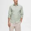 Skjorter>SELECTED SLIM FIT SKJORTE Green