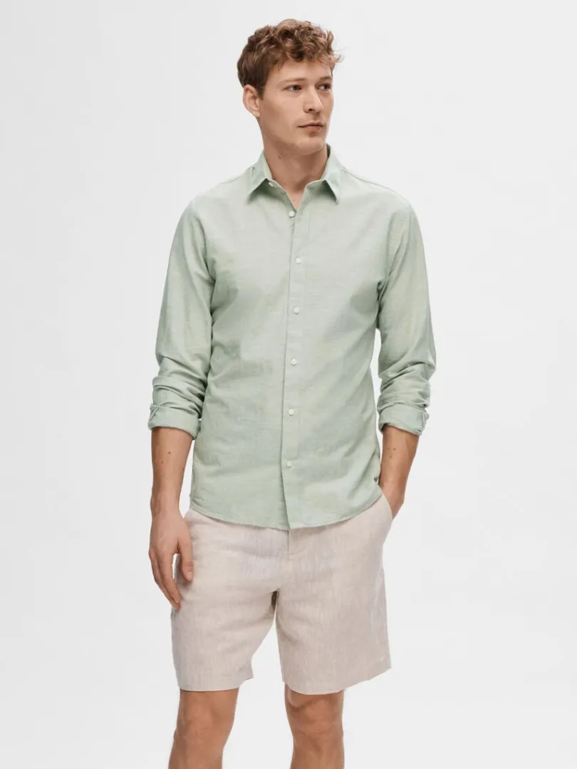 slim_fit_skjorte_0-26.webp Skjorter>SELECTED SLIM FIT SKJORTE Green