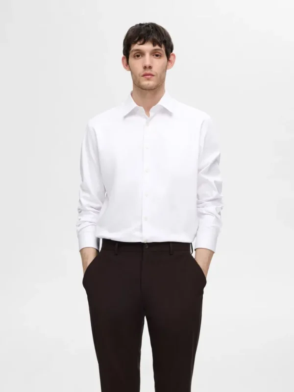 Skjorter>SELECTED SLIM FIT SKJORTE White