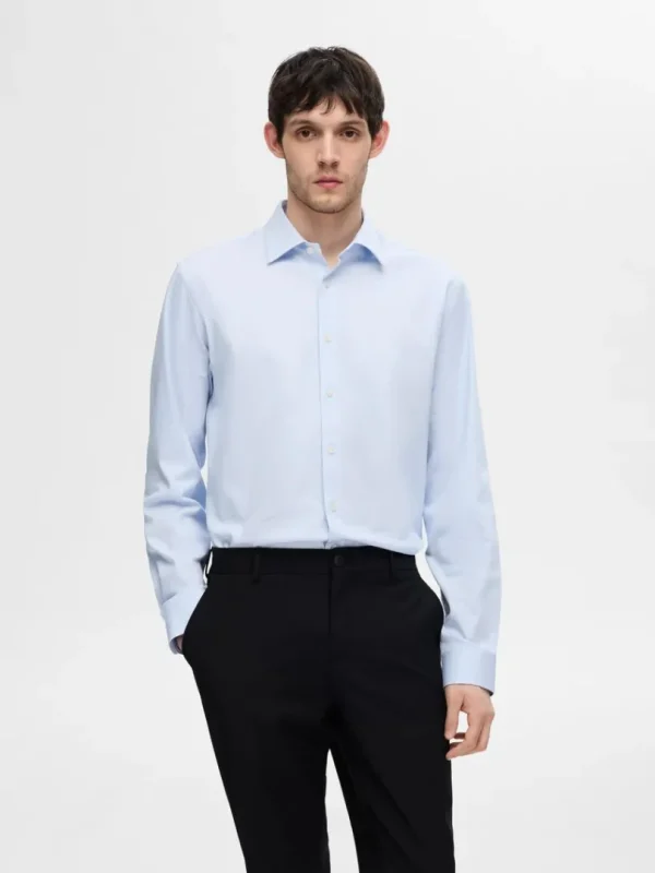 Skjorter>SELECTED SLIM FIT SKJORTE Blue