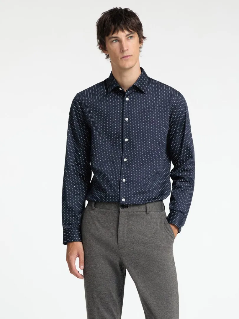 slim_fit_skjorte_0.webp Skjorter>SELECTED SLIM FIT SKJORTE Blue