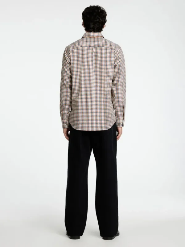 Skjorter>SELECTED SLIM FIT SKJORTE Brown