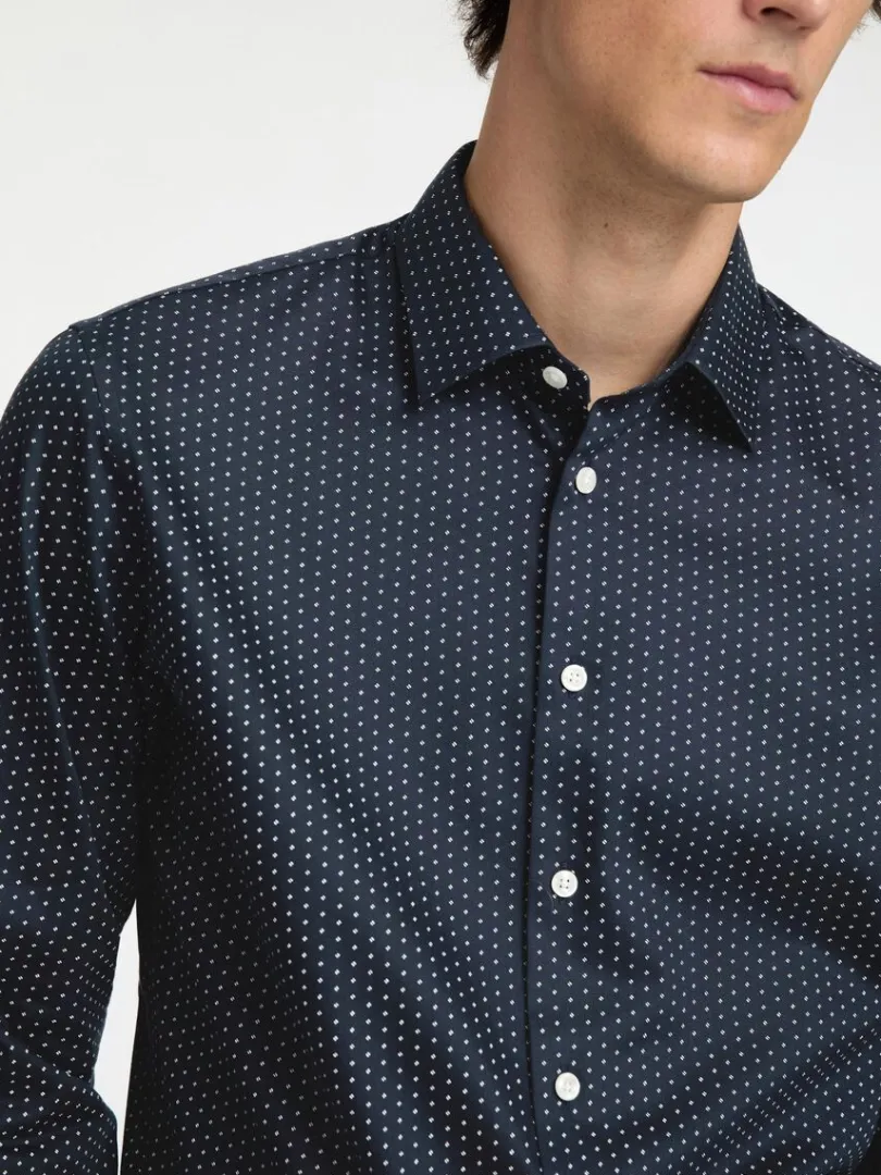 slim_fit_skjorte_1.webp Skjorter>SELECTED SLIM FIT SKJORTE Blue