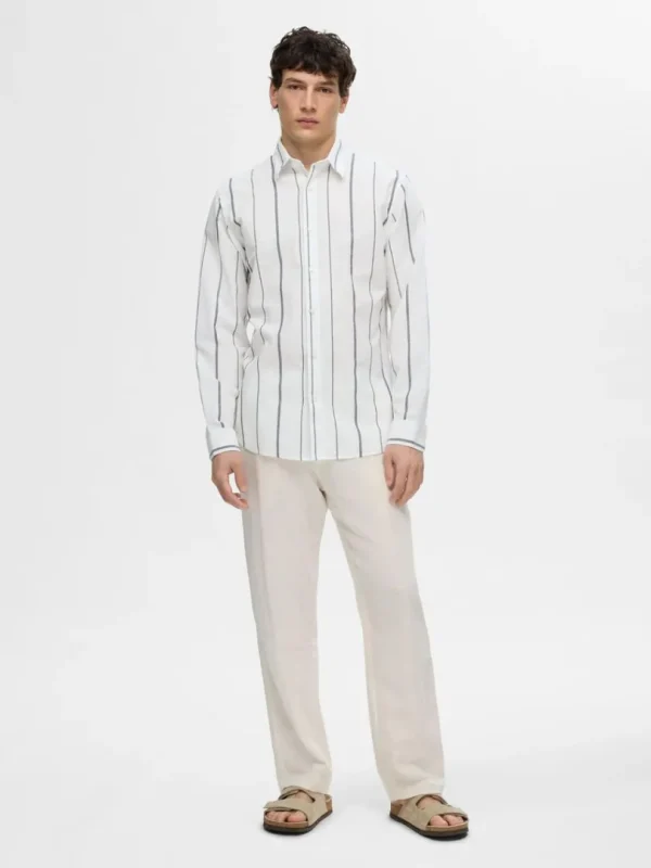 Skjorter>SELECTED SLIM FIT SKJORTE White