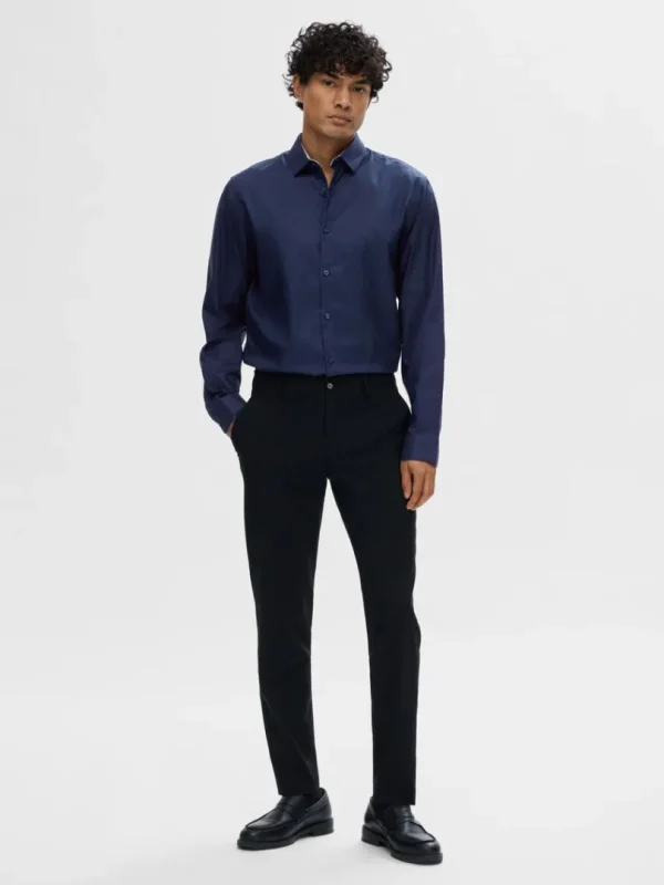 Skjorter>SELECTED SLIM FIT SKJORTE Blue