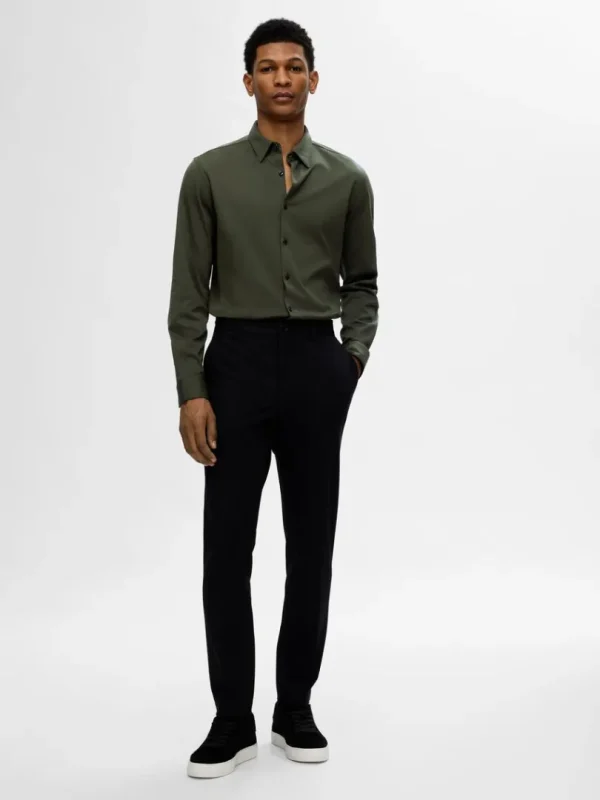 Skjorter>SELECTED SLIM FIT SKJORTE Green
